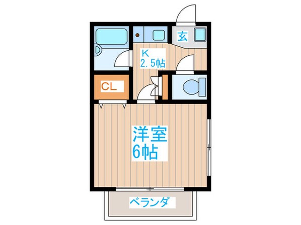 ふれんどの物件間取画像